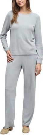 Barefoot Dreams CozyChic Ultra Lite Jersey Pajamas in Frost at Nordstrom, Size X-Small
