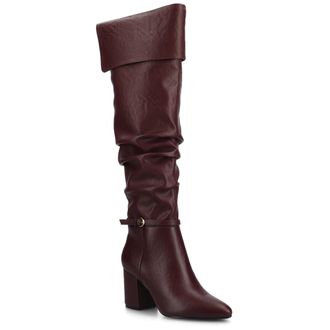 Journee Collection Womens Floretta Over-the-Knee Boots