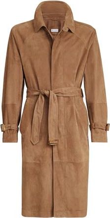 Brunello Cucinelli Suede outerwear in Biscuit at Nordstrom, Size Xxx-Large Eu