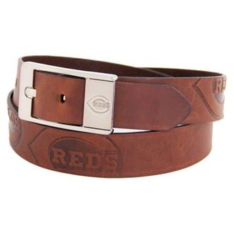 Eagles Wings Mens Brown Cincinnati Reds Brandish Leather Belt at Nordstrom, Size 42