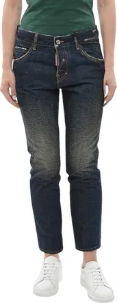 Dsquared2 Blue Regular Mid Rise Jeans
