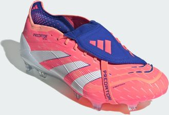adidas adidas Performance Unisex Predator Elite Fold-Over Tongue Firm Ground Boots - Orange - Size UK 9.5