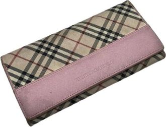 Burberry Pre-owned Portemonnee - Dames - Vintage Accessoires - Roze - ONE Size - Leer - Vintage
