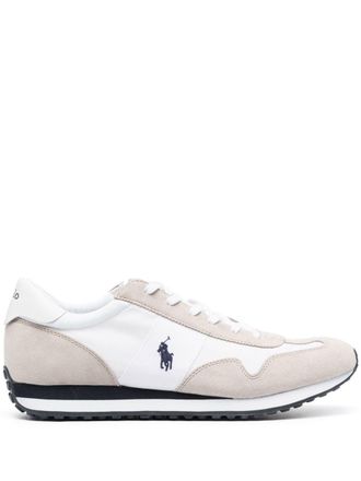 Polo Ralph Lauren Sneakers con ricamo Polo Pony - 001 WHITE