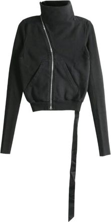 Rick Owens Mountain Sweat Asymmetric Zip-up Hoodie