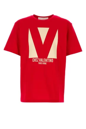 Valentino Garavani Red Cotton T Shirt