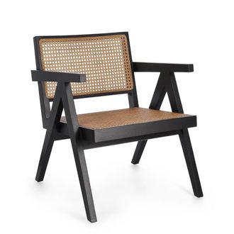 BIZZOTTO Galia Black Lounge Chair