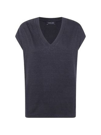 Anneclaire Short Sleeves V Neck Sweater