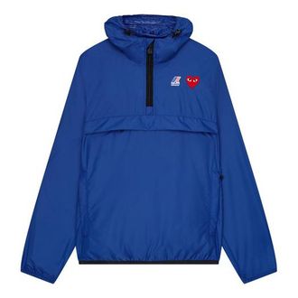 Comme Des Gar&ccedil;ons x K Way Half Zip Jacket Blue AZ-J502-051-2