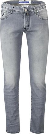Jacob Cohen Pant 5 Pkt Super Slim Fit Nick - Heren - Slim Fit Jeans - Grijs - W33 - Jeans