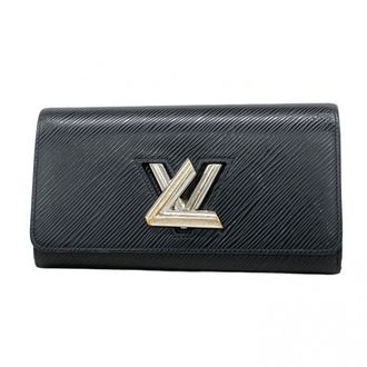 Louis Vuitton Noir Long Wallet (Bi-Fold) (Pre-Owned)