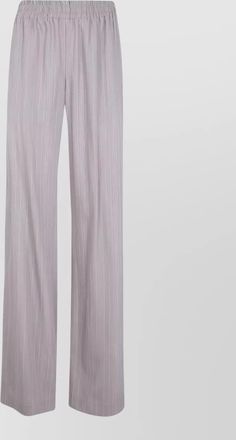 Golden Goose journey wide leg pinstripe viscose trousers