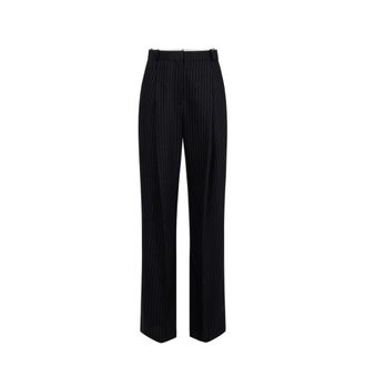 Elisabetta Franchi Palazzo Trousers - female - Elisabetta Franchi - Straight Trousers - Black - XS - Trousers