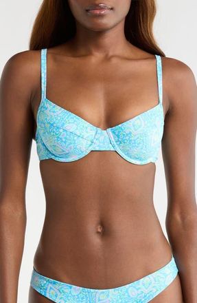 Kulani Kinis Ditzy Underwire Bikini Top in Stargaze at Nordstrom, Size X-Small