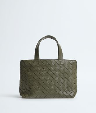Bottega Veneta Mini Intrecciato Zipped Tote - Bottega Veneta