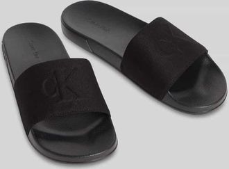 Calvin Klein Badeschuhe Modell NEMO in Black, Gr&ouml;&szlig;e 40