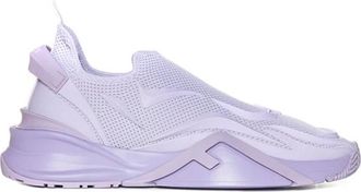 Fendi Hoogwaardige Sneakers - Heren - Sneakers - Paars - 40 1/2 EU - Schoenen