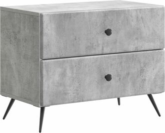 vidaXL Armario De Noche Gris Hormig&oacute;n 62 X 34,5 X 47,5 Cm Vidaxl