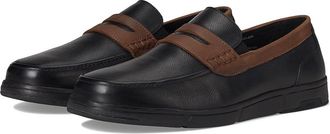 Nunn Bush Luca Moccasin Toe Penny Loafer Lightweight Comfortable Slip-On Mens Lace-up Boots Black : 10.5 W (EE)