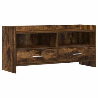 vidaXL Mueble De Tv 100 X 33 X 47 Cm Roble Ahumado Vidaxl
