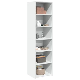 Berkfield Home Highboard White 50x41x185 cm Engineered Wood | Size: 50 x 41 x 185 cm