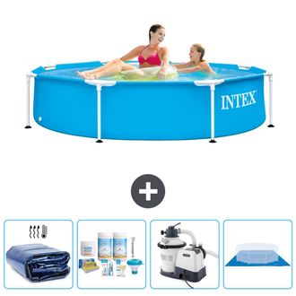 Intex Piscina Con Estructura Redonda - 244x51 Cm - 5-piezas Scb59