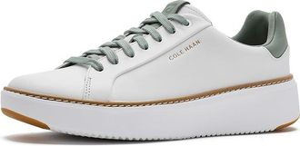 Cole Haan Grandpro Topspin Sneaker Womens Shoes Optic White/Lily Pad Leather : 10.5 B - Medium, Textile/Suede/Leather