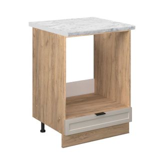 Vicco Armario Para Horno Empotrado Fame-line, Grisbeige, 60 Cm, Et M&aacute;rmol