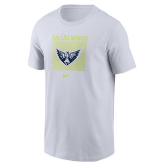 Nike Dallas Wings Nike Mens WNBA T-Shirt in White | M11332WDAL-WHT