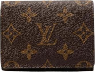 Louis Vuitton Pre-owned Wallets, female, Brown, Size: ONE SIZE Pre-owned Card Case
