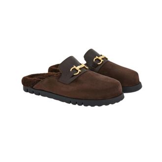 Ferragamo Sabot - Shoes - Mujer - Marr&oacute;n - 36 EU