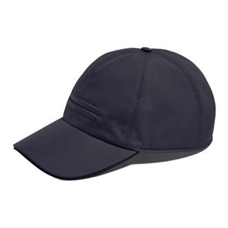 Ermenegildo Zegna Technische Baseball Cap - Heren - Petten - Blauw - M - Katoen - Accessoires