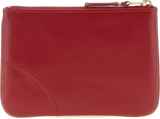 Comme Des Gar&ccedil;ons Calfskin Card Case - Red