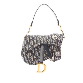 Dior Pre-owned Dior Oblique Canvas Saddle Bag Ladies S9OZT8DZGF0MPRDI
