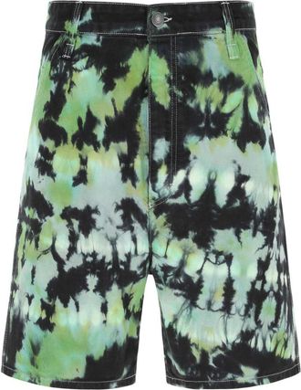 Ami Multicolor Tie-Dye Shorts