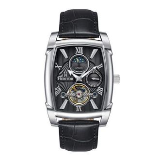 Heritor Valentin Mens Automatic Watch with Date in Black at Nordstrom