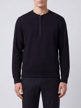 Tom Ford Wool Silk and Cashmere Blend Crew-Neck Jumper with Ribbed Trims