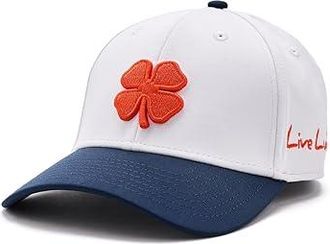 Black Clover Premium Clover 173 Hat Baseball Caps White/Navy Hat/3d Orange Clover : LG/XL, Polyester/Spandex