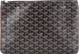Goyard Senat Zip Pouch Coated Canvas MM