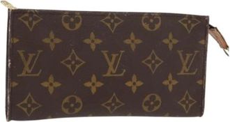 Louis Vuitton Pre-owned Canvas Pouch - Dames - Vintage Clutch - Bruin - ONE Size - Vintage