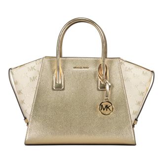 Michael Kors Chic Leather and Fabric Handbag
