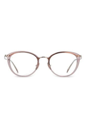 Yellows Plus Loraine bril met rond montuur - Beige