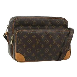 Louis Vuitton Pre-owned Canvas Cross Body Bag - Dames - Pre-owned - Bruin - Maat: ONE Size