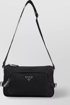Prada nylon and leather shoulder bag