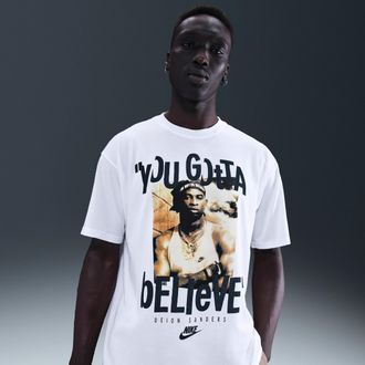 Nike Mens Nike Sportswear Max90 T-Shirt in White | IU1696-100