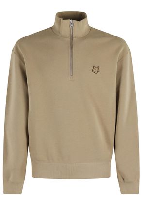 Maison Kitsuné Half Zipped Sweatshirt