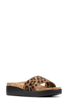 Donald J Pliner Fiji Suede Slide Sandal in Leopard at Nordstrom Rack, Size 9.5