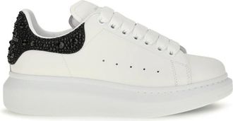 Alexander McQueen BlackWhite Embellished Sneakers