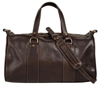 Pik&eacute; Henkeltasche PIK&Eacute;, Damen, Gr. B/H/T: 36cm x 23cm x 10cm onesize, braun, Leder, vintage, Taschen Henkeltasche, echt Leder, Made in Italy