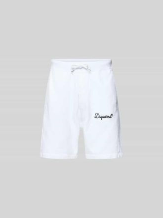 Dsquared2 Sweatshorts aus reiner Baumwolle in Weiss, Gr&ouml;&szlig;e XL